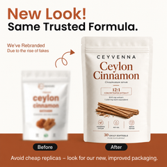 Ceylon Cinnamon 7200mg Equivalent with MCT Oil