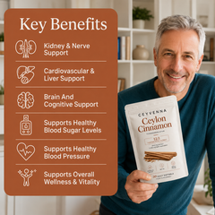 Ceylon Cinnamon 7200mg Equivalent with MCT Oil